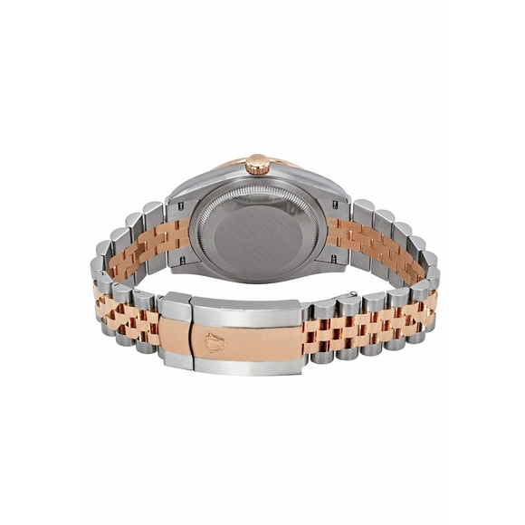 Rlx Datejust Dark Rhodium Dial Fluted Bezel 36mm 126231