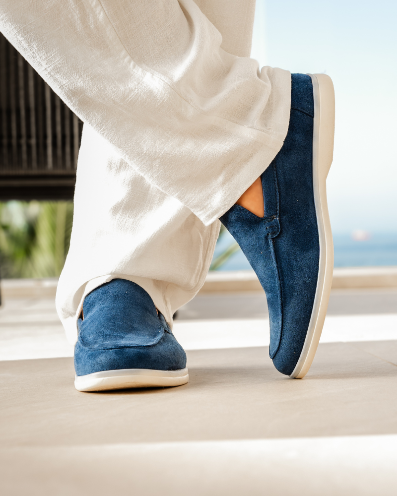Suede loafer