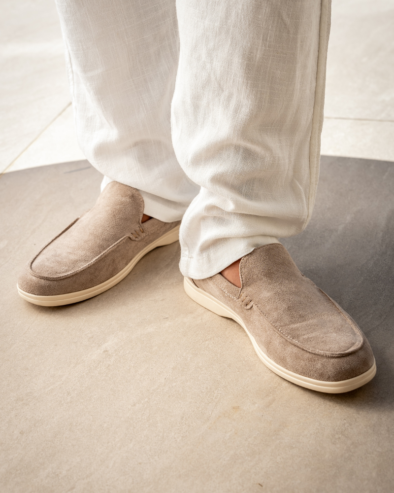 Suede loafer