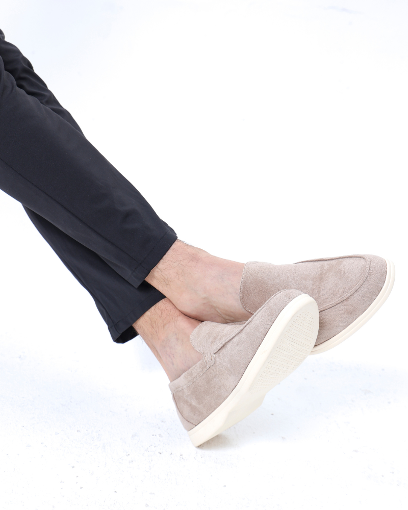 Suede loafer